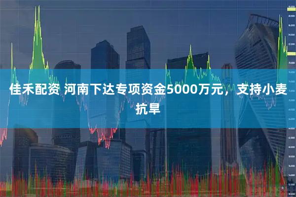 佳禾配资 河南下达专项资金5000万元，支持小麦抗旱