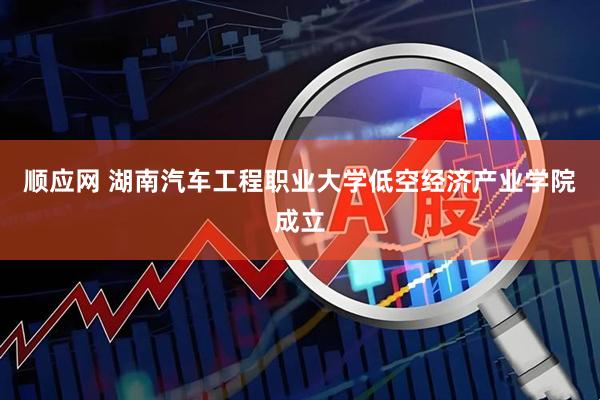顺应网 湖南汽车工程职业大学低空经济产业学院成立